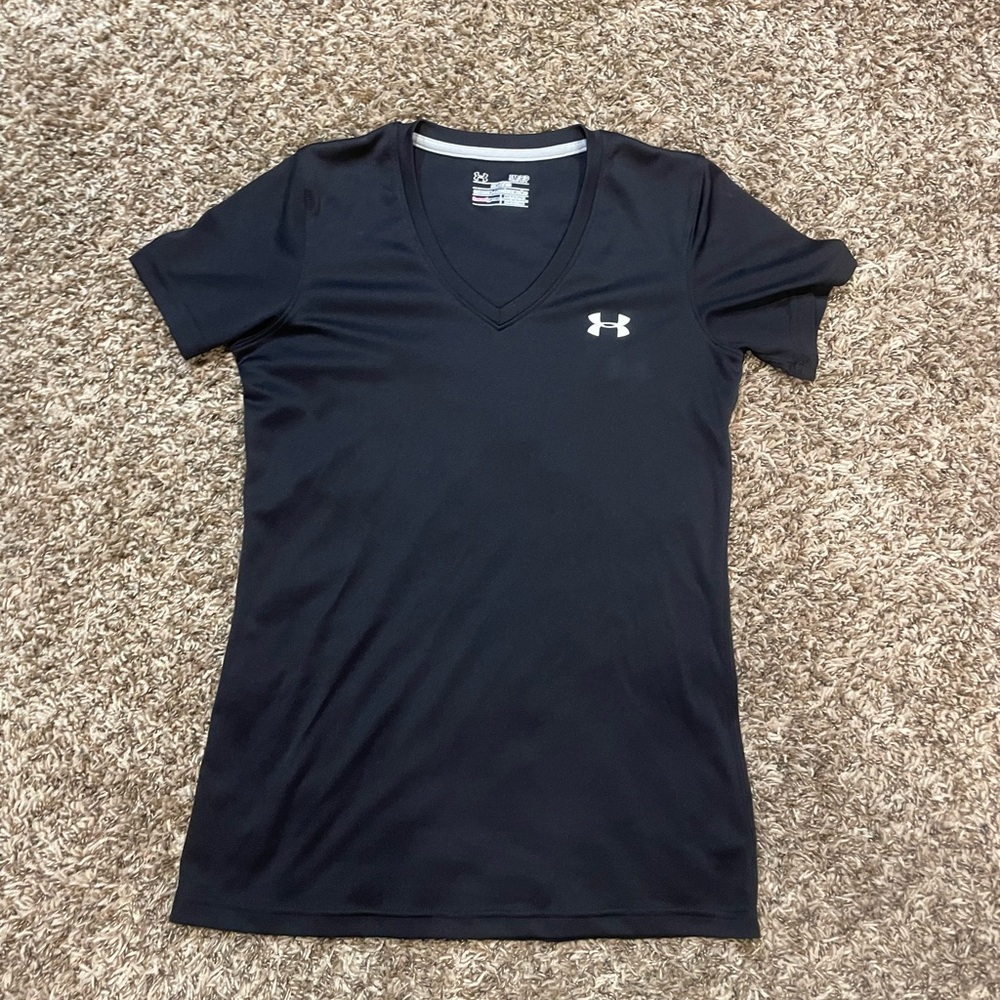 Under Armour Women's Navy V-Neck Tee